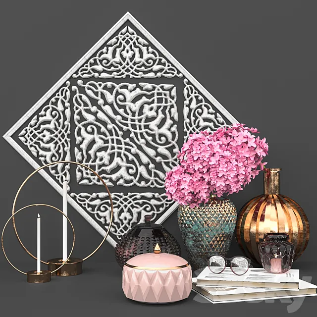 decorative set 0002 3D Model