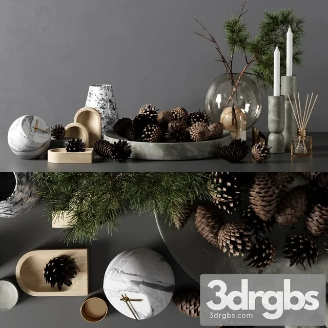 Decorative Set 0011 3D Model Free