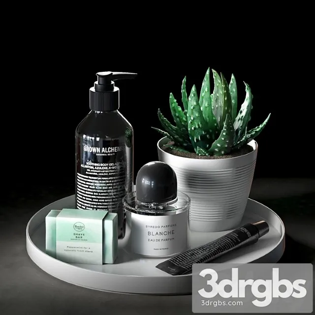 Decorative Set 003 3D Model Free