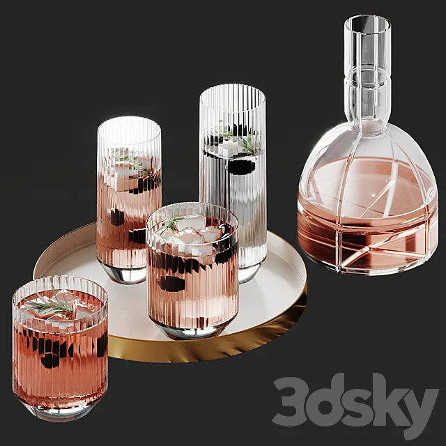 Decorative Set 003 3DModel