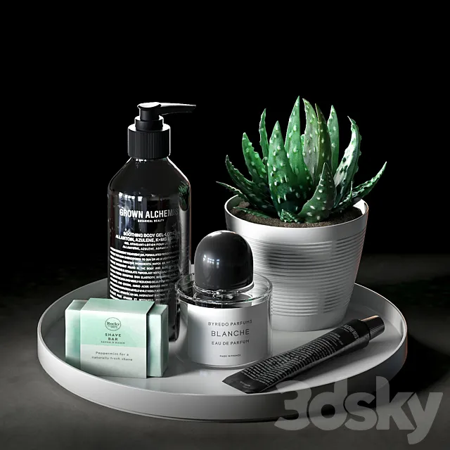 Decorative set 003 3DModel