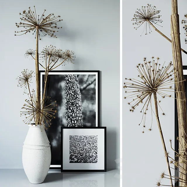 Decorative set 003 | Decorative composition 003 3DModel