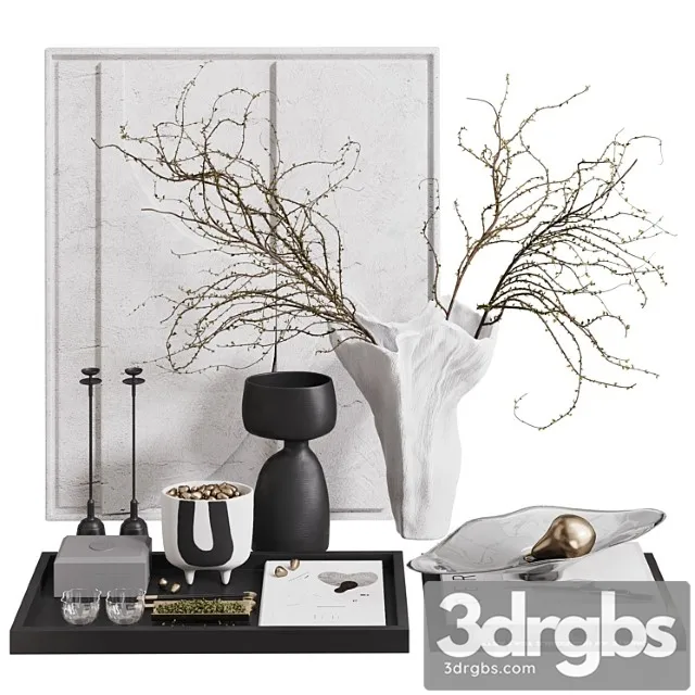 Decorative Set 004 by Corner Design 3D Model Free