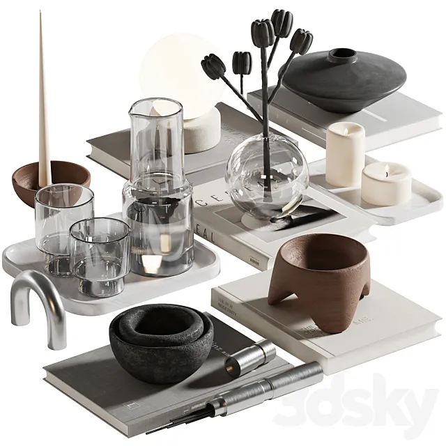 decorative set 005 3D Model