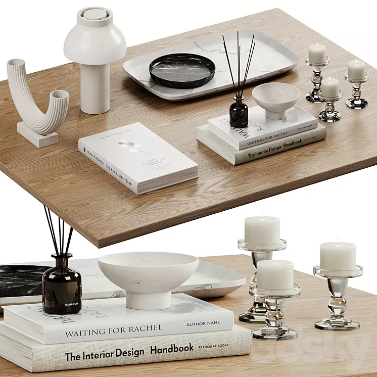 decorative set 01 3D Model Free