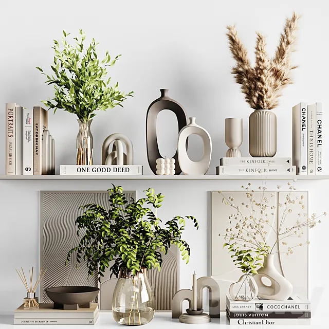 Decorative Set 012 3D Model