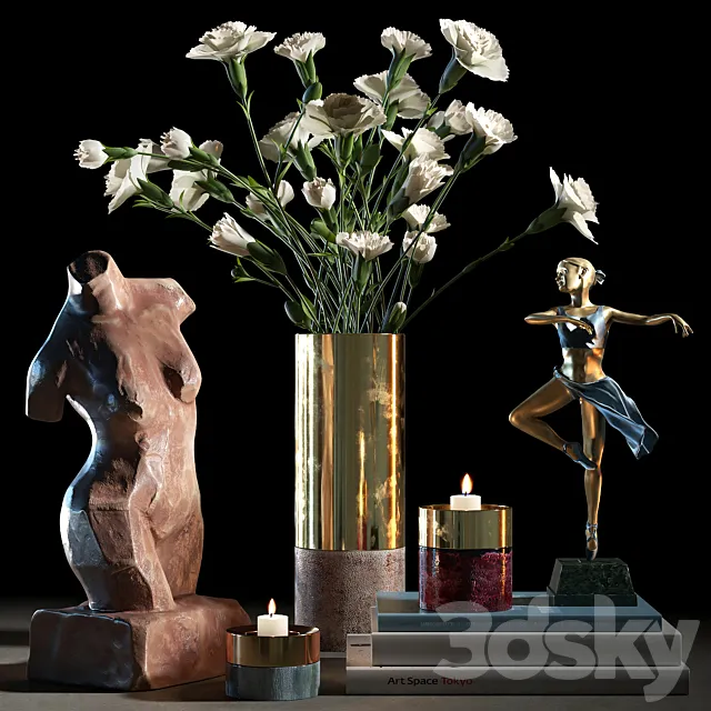 Decorative set 012 3DModel