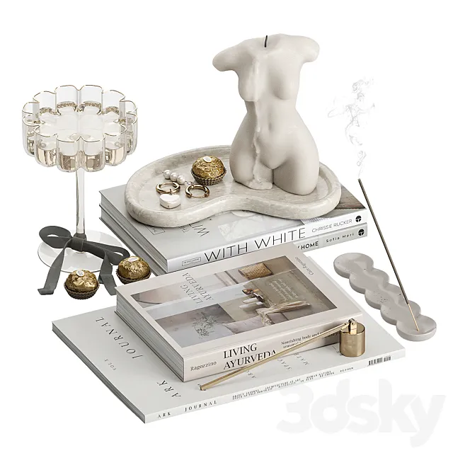 Decorative Set 013 KM 3D Model