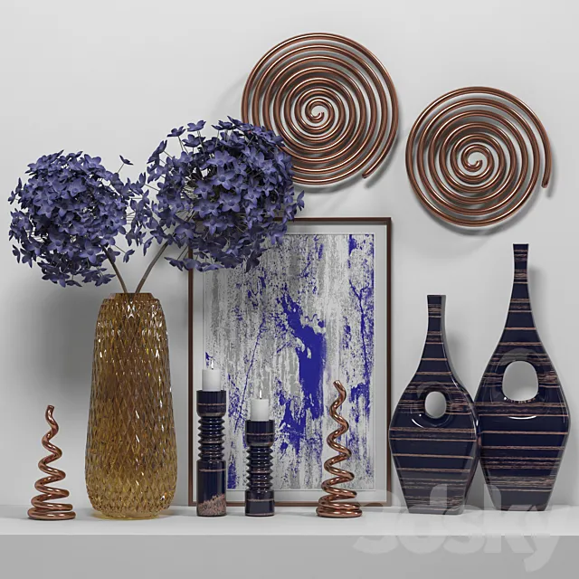 decorative set 02 3D Model