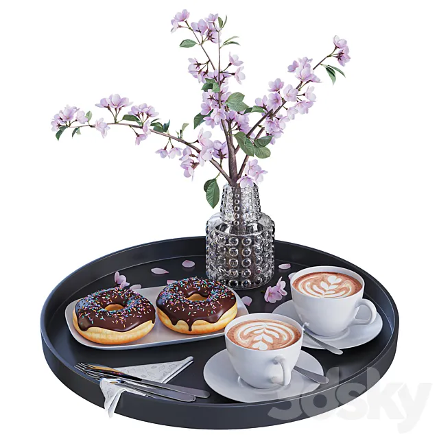 Decorative Set 02 3D Model