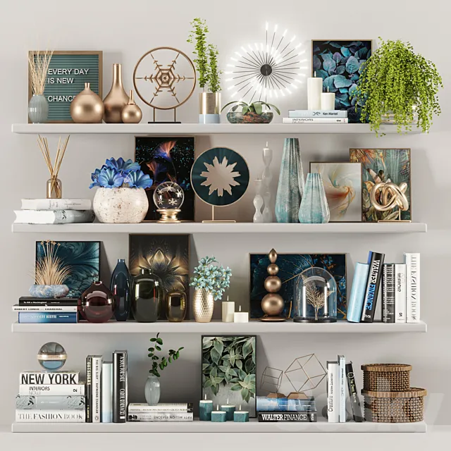 Decorative set 02 3DModel