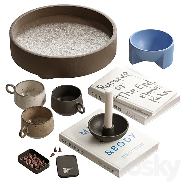 Decorative set 02 3DModel