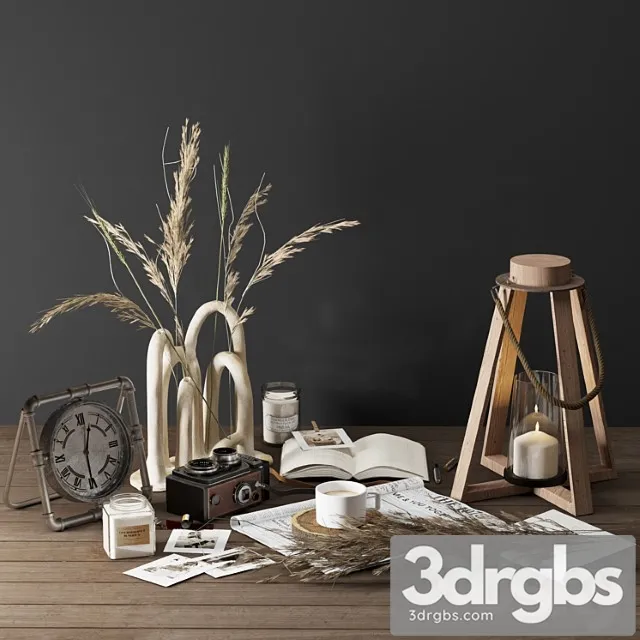 Decorative set 02 old camera