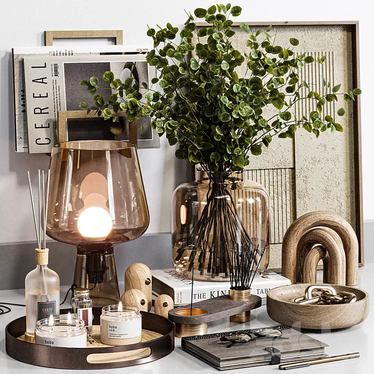 Decorative Set 021 3D Model