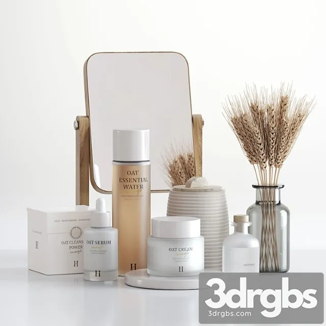 Decorative Set 023 3D Model Free