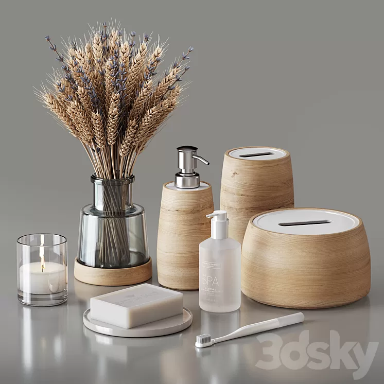 Decorative set 027 3D Model