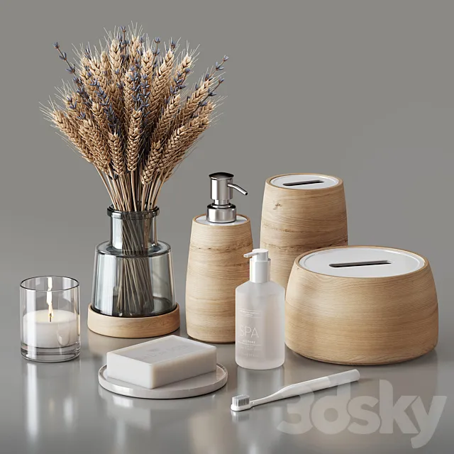 Decorative set 027 3DModel