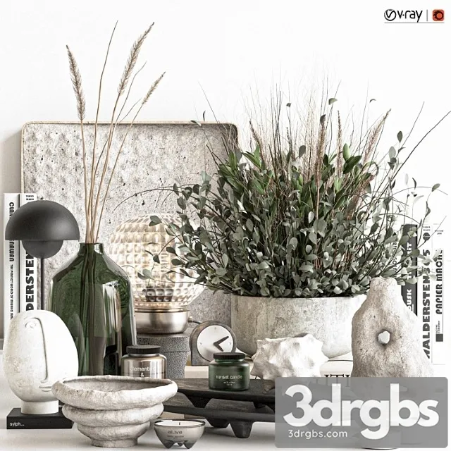 Decorative Set 0281 3D Model Download