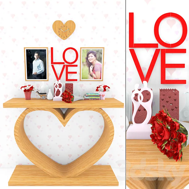 Decorative Set 03 3D Model