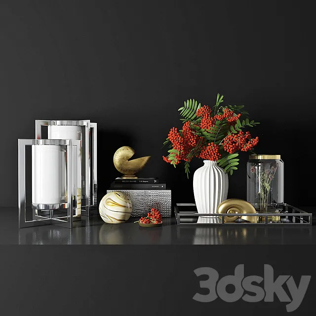 decorative set 03 3DModel