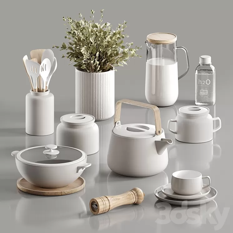 Decorative set 036 3D Model