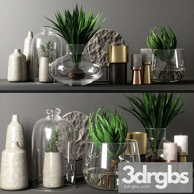 Decorative set 03_2 3D Model Download
