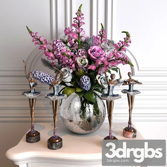 Decorative set 04 2 3D Model Download