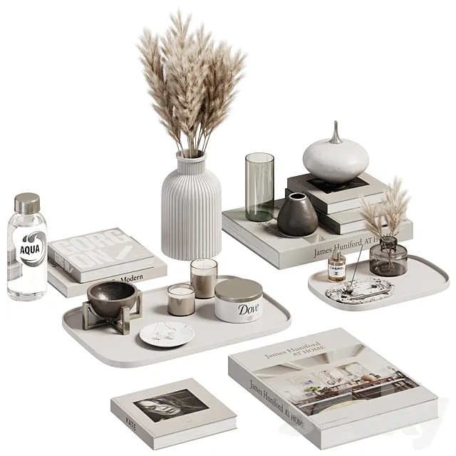 Decorative set 04 3D Model