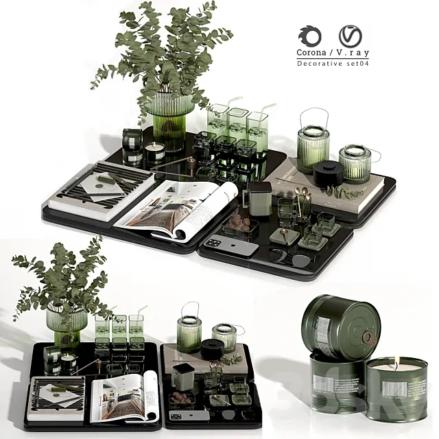 Decorative set 04 Free Download