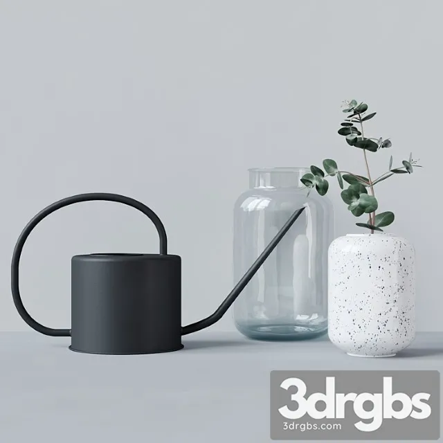 Decorative set 04 (jysk) 3D Model Free