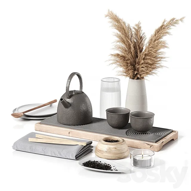 Decorative set 044 3DModel