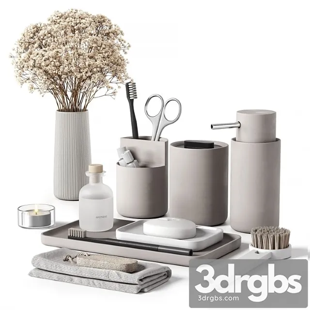 Decorative Set 046 3D Model Free