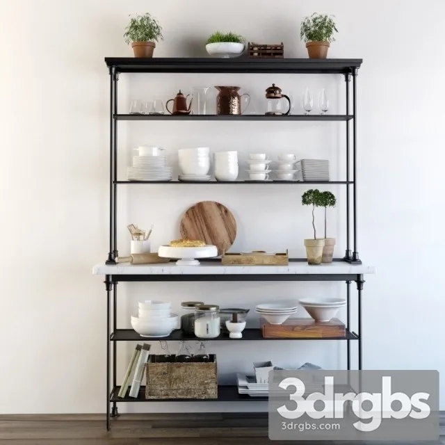 Decorative Set 05 3D Model Free