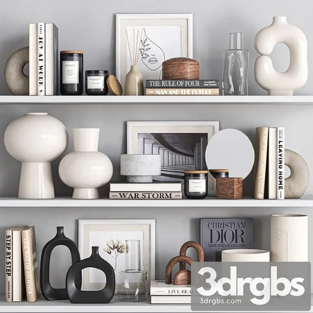 Decorative Set 05 54 3D Model Download