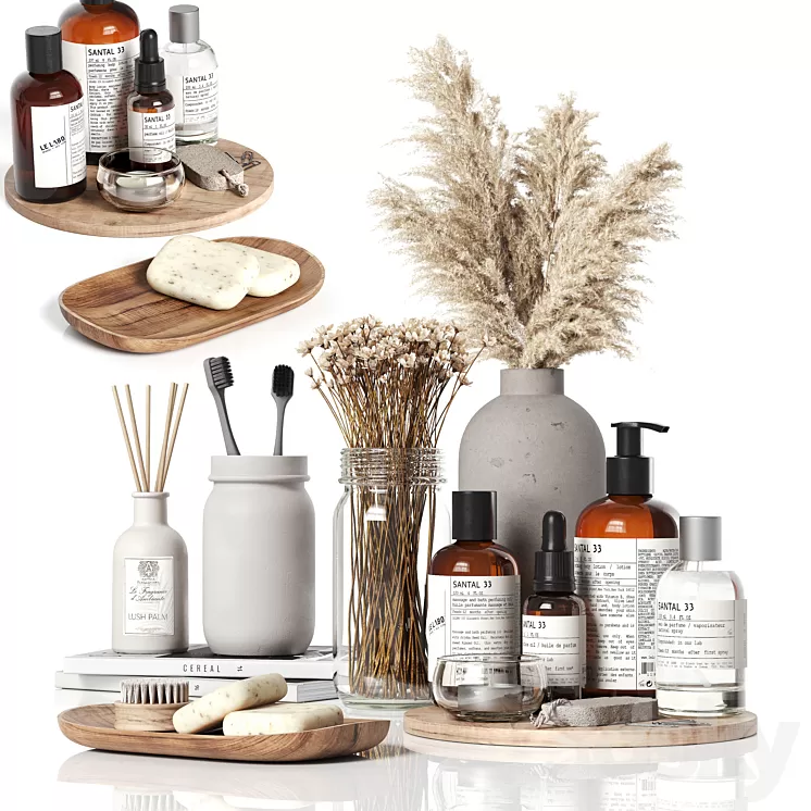 Decorative set 052 3D Model