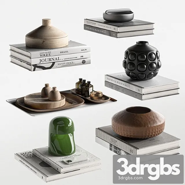 Decorative Set 055 Multi 3D Model Free