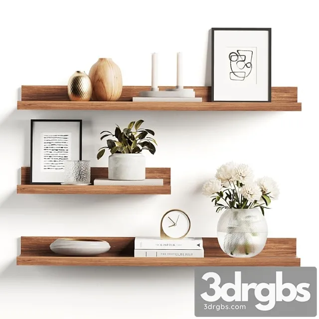 Decorative set 056 3D Model Free