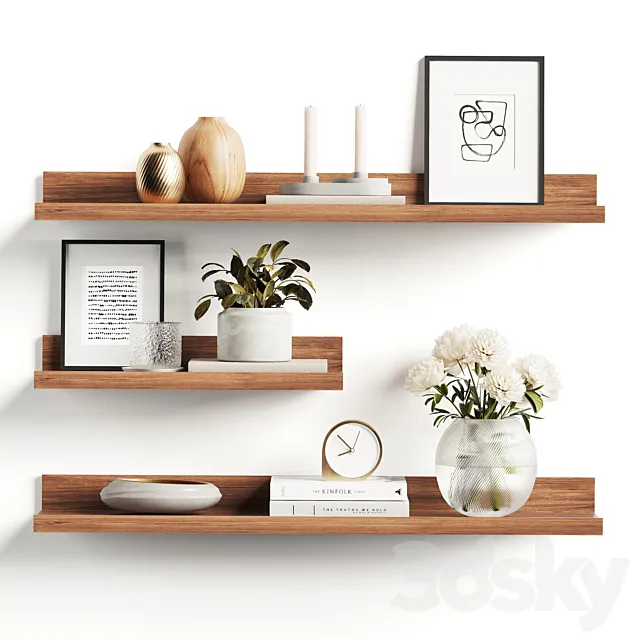 Decorative set 056 3DModel