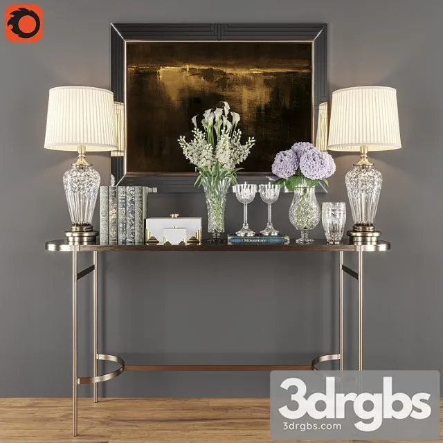 Decorative set 06 2 3D Model Free