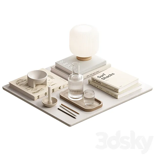 Decorative set 06 3D Model