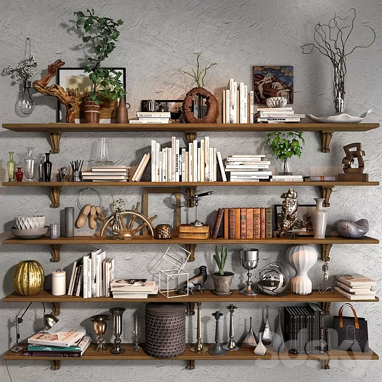 Decorative set 06 3D Model