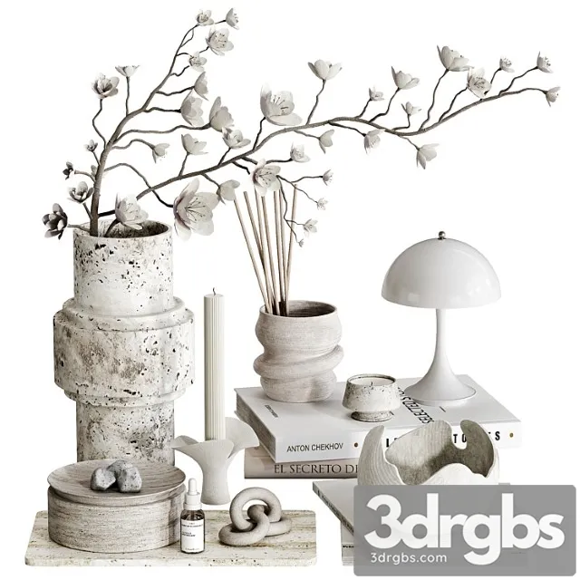Decorative set 07 2 3 3D Model Free
