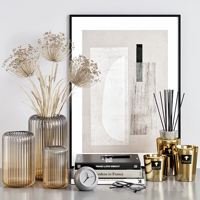 Decorative set 07 3D Model