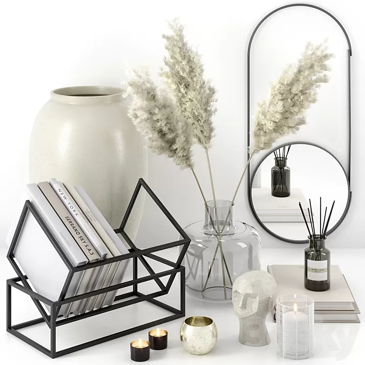 Decorative Set 07 3D Model