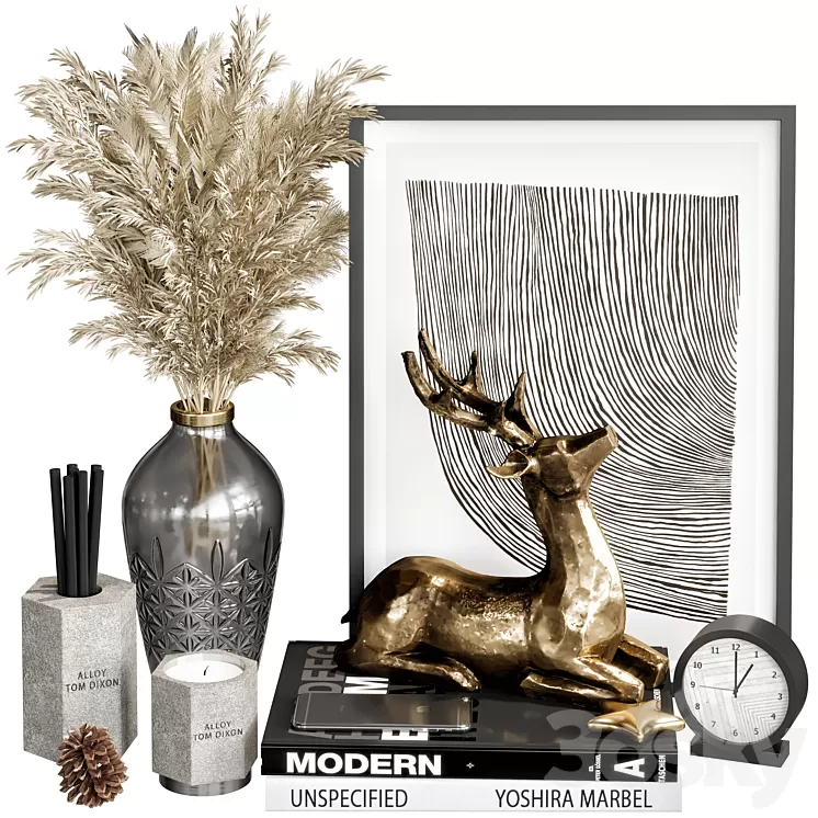 Decorative Set 07 3D Model