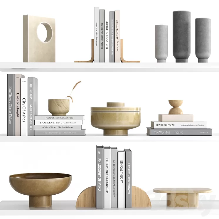 Decorative set 07 3D Model