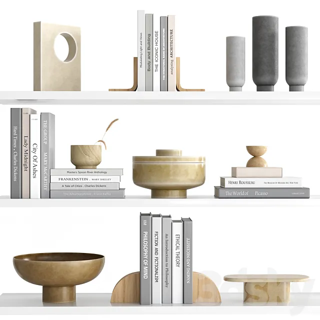 Decorative set 07 3DModel