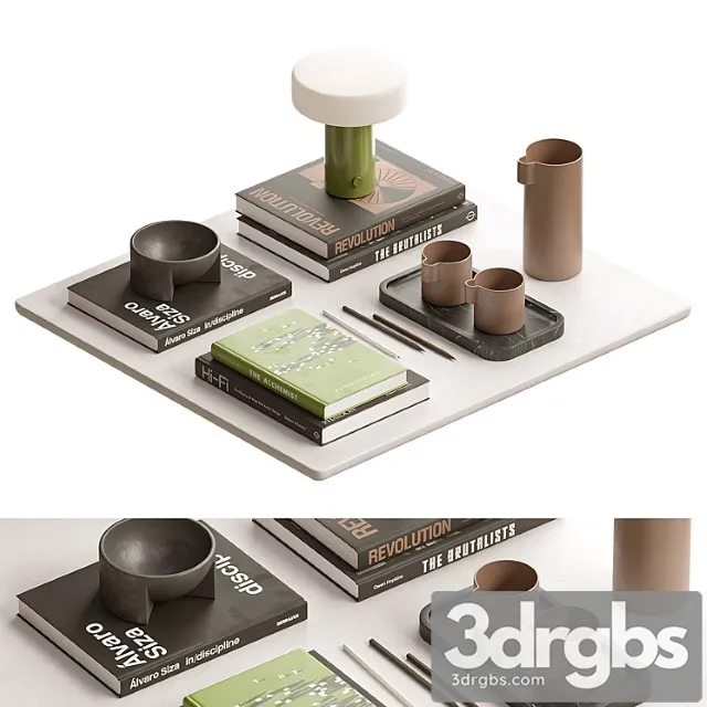 Decorative Set 07 4 3D Model Download