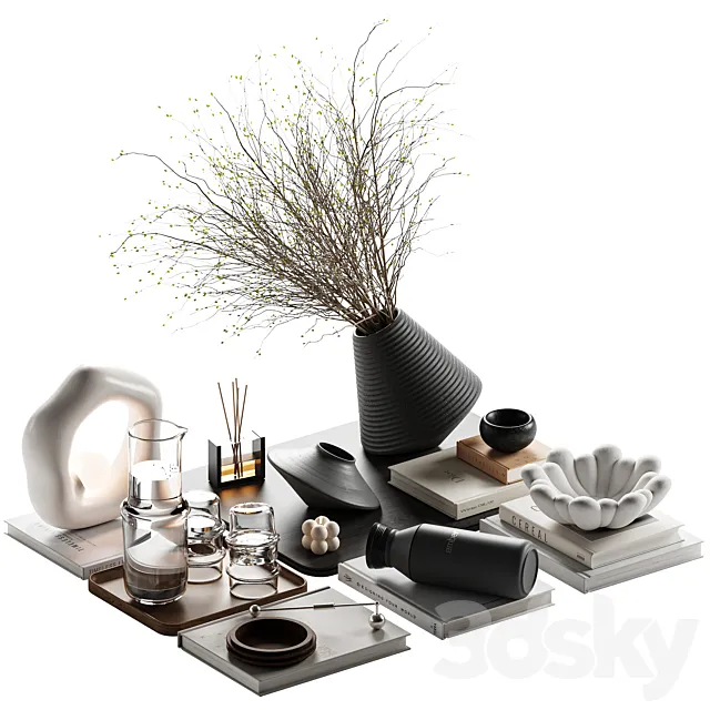 decorative set 074 3D Model