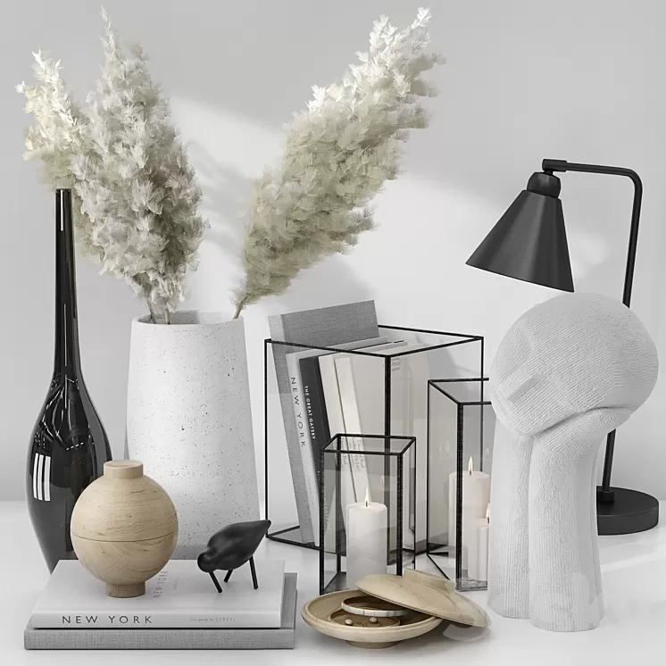 Decorative Set 08 3D Model